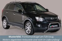 Frontbügel Edelstahl für Opel Antara 2011 - 63mm ABE Frontschutzbügel Bullbar