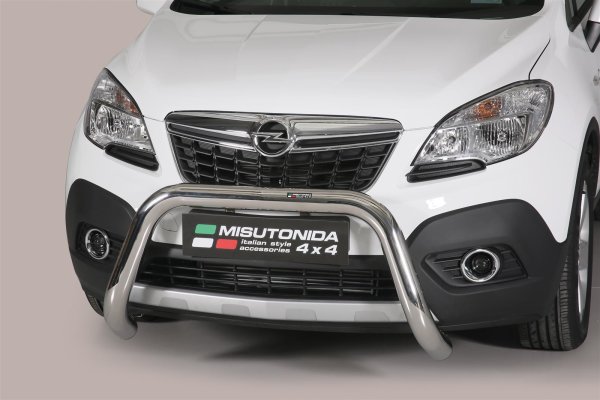 Frontbügel Edelstahl für Opel Mokka 2012 - 2016 76mm mit ABE Frontschutzbügel