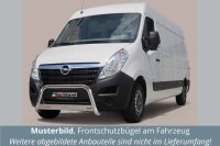 Frontbügel Edelstahl für Opel MOVANO 2010-2019...