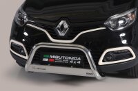 Frontbügel Edelstahl für Renault Captur 2013 - Ø63mm Gutachten Frontschutzbügel Bullbar