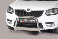 Frontbügel Edelstahl für Skoda Yeti 2014 - 63mm mit Gutachten Frontschutzbügel Bullbar