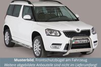 Frontbügel Edelstahl für Skoda Yeti 2014 - 63mm mit Gutachten Frontschutzbügel Bullbar