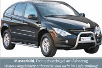 Frontbügel Edelstahl für Ssangyong Actyon 2006 - 63mm mit ABE Frontschutzbügel