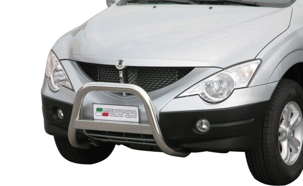 Frontbügel Edelstahl für Ssangyong Actyon Sports 2007 - 2011 63mm ABE Bullbar