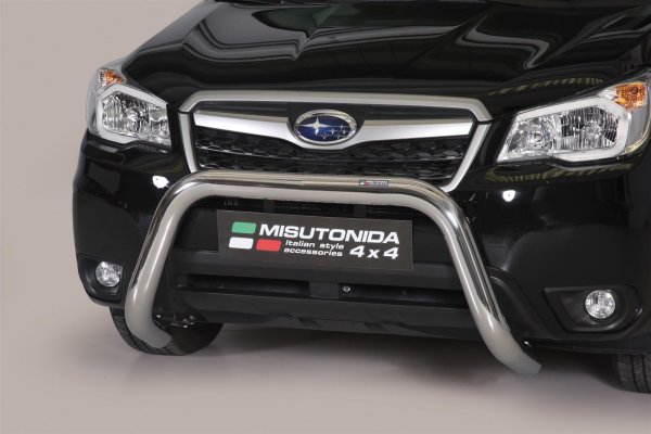 Frontbügel Edelstahl für Subaru Forester 2013 - 76mm mit ABE Frontschutzbügel