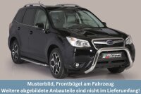 Frontbügel Edelstahl für Subaru Forester SJ 2013 - 76mm mit Gutachten Frontschutzbügel