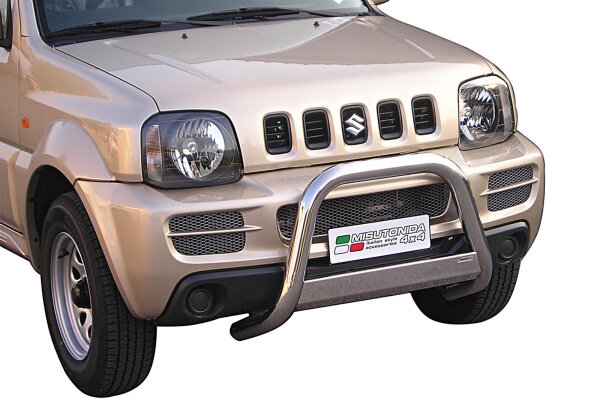 Frontbügel Edelstahl für Suzuki Jimny FJ Bj.2005 - 2011 Ø63mm mit Gutachten Rammschutz