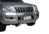 Frontbügel Edelstahl für Toyota Land Cruiser 120 125 2002-09 63mm ABE Bullbar