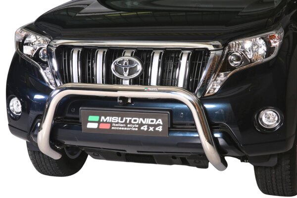 Frontbügel Edelstahl für Toyota Land Cruiser J15 150 2014 - 2019 76mm ABE Bullbar