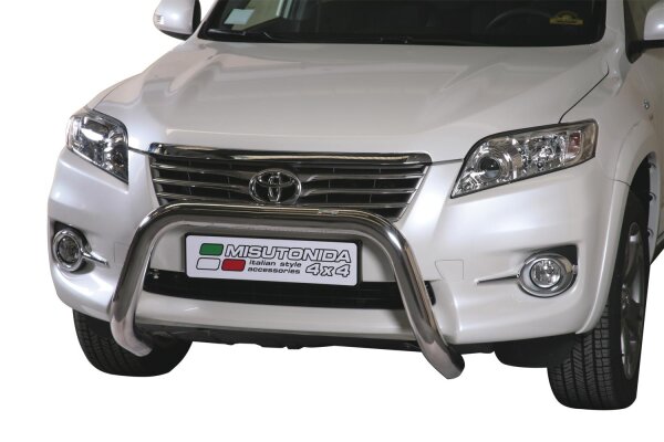 Frontbügel Edelstahl für Toyota Rav 4 2010 - 2012 76mm mit Gutachten Frontschutzbügel