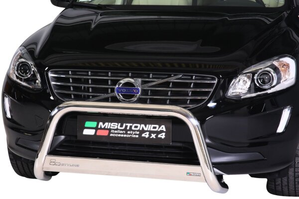 Frontbügel Edelstahl für Volvo XC 60 2014 - 63mm ABE Frontschutzbügel Bullbar