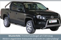 Frontbügel Edelstahl für VW Amarok Highline 2010- & V6 2016- Ø63mm Gutachten