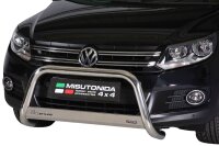 Frontbügel Edelstahl für VW Tiguan 5N Bj. 2011 - 2015 Ø63mm ABE Frontschutzbügel Bullbar