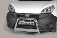 Frontbügel Edelstahl für Fiat Doblo 2015 - 63mm mit ABE Frontschutzbügel Bullbar