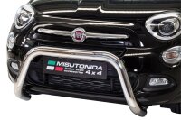 Frontbügel Edelstahl für Fiat 500 X 2013-2015 76mm ABE Frontschutzbügel Bullbar