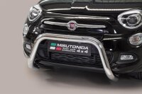 Frontbügel Edelstahl für Fiat 500 X 2013-2015 76mm ABE Frontschutzbügel Bullbar