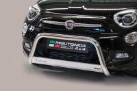 Frontbügel Edelstahl für Fiat 500X 2013-2018 Ø63mm Gutachten Frontschutzbügel Bullbar