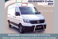 Frontbügel Edelstahl für VW Crafter 2017 - 63mm ABE Frontschutzbügel Bullbar