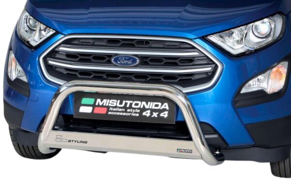 Frontbügel Edelstahl für Ford Ecosport 2018- 63mm ABE Frontschutzbügel Bullbar