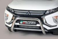 Frontbügel Edelstahl für Mitsubishi Eclipse Cross 2018 76mm Gutachten Frontschutzbügel