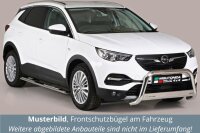 Frontbügel Edelstahl für Opel Grandland X 63mm...