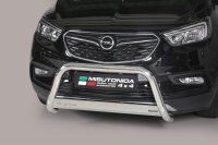 Frontbügel Edelstahl für Opel Mokka X Bj.16-20 Ø63mm Gutachten Frontschutzbügel Rammschutz Bullbar