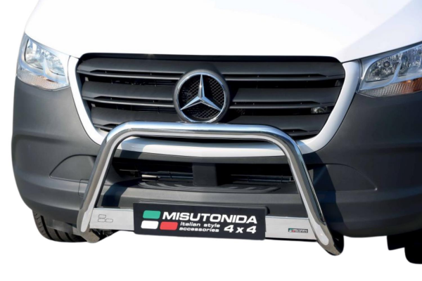 Frontbügel Edelstahl schwarz für Mercedes Sprinter W906 2013-17 Ø63mm,  379,00 €