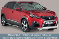 Rammschutz Frontschutzbügel für Peugeot 3008 SUV ab 2018 63mm mit ABE Edelstahl