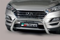 Frontbügel Edelstahl für Hyundai Tucson ab 2018- Ø76mm mit Gutachten Frontschutzbügel
