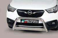 Rammschutz Frontbügel für Opel Crossland X P17 63mm mit ABE Bullbar Edelstahl