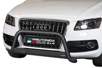 Frontbügel Edelstahl schwarz für Audi Q5 2008 - 2015 63mm Gutachten Frontschutzbügel