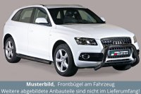 Frontbügel Edelstahl schwarz für Audi Q5 2008 -...