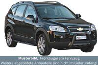 Frontbügel Edelstahl schwarz für Chevrolet Captiva 2006 - 2010 63mm Bullbar