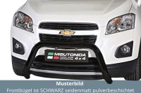 Frontbügel Edelstahl schwarz für Chevrolet Trax...