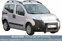 Frontbügel Edelstahl schwarz für Citroen Nemo...