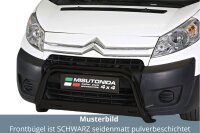 Frontbügel Edelstahl schwarz für Citroen Jumpy...