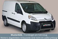 Frontbügel Edelstahl schwarz für Citroen Jumpy...