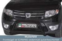 Frontbügel Edelstahl schwarz für Dacia Sandero...