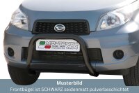 Frontbügel Edelstahl schwarz für Daihatsu Terios 2009 - 63mm mit ABE Rammschutz