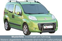 Frontbügel Edelstahl schwarz für Fiat Fiorino...